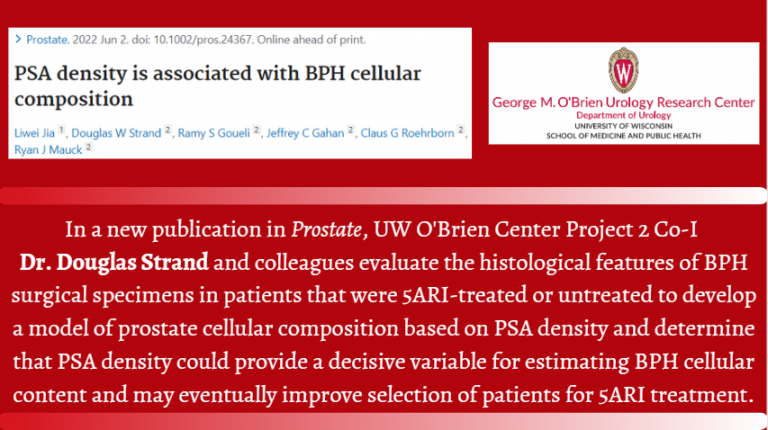 New Prostate Publication from Project 2 Co-I Dr. Douglas Strand – U54 ...